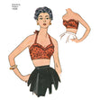 Simplicity Pattern 1426  Women's Vintage 1950's Bra Tops
