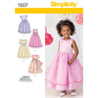 Simplicity Pattern 1507 Toddlers' and Child's Special Occasion Dress