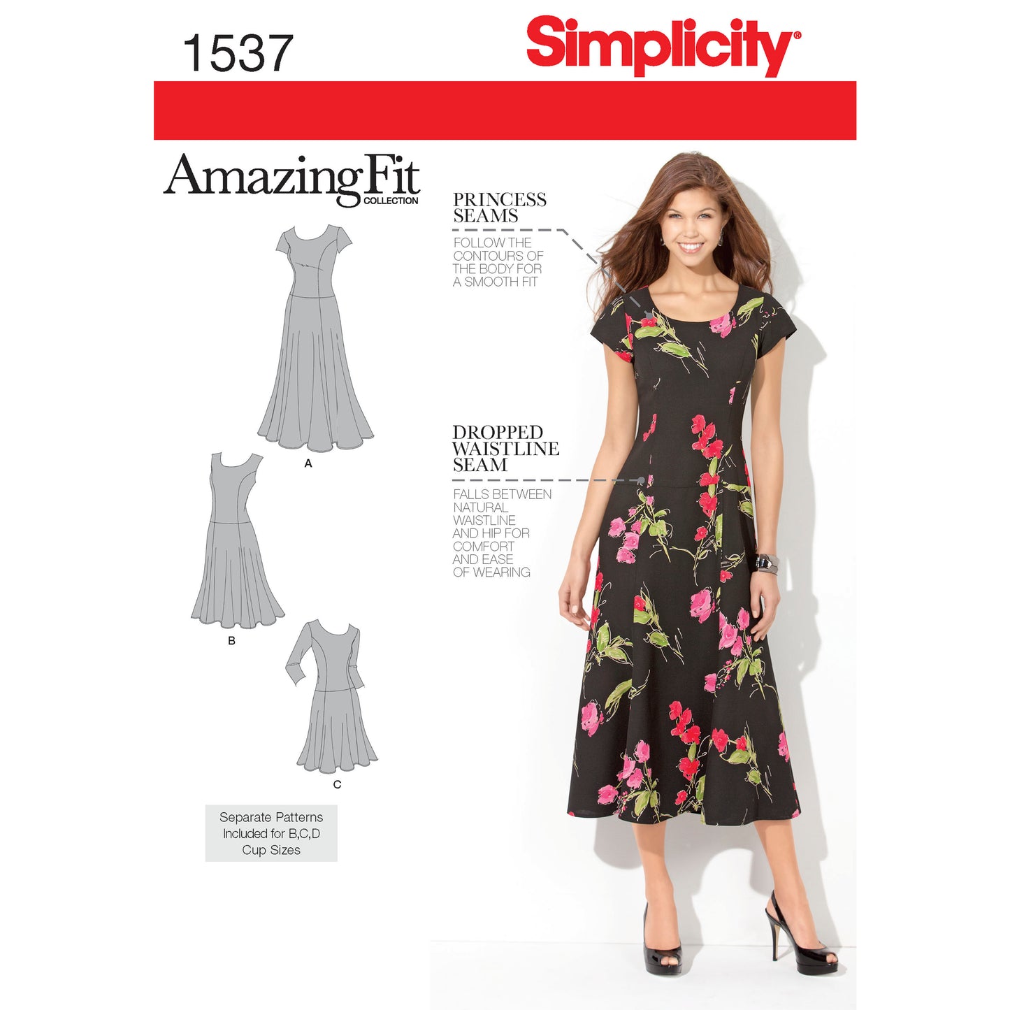 Simplicity Pattern 1537 Women's and Plus Size Amazing Fit Dress