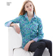 Simplicity Pattern 1538  Women's  Button Front Shirt sizes 6 - 22