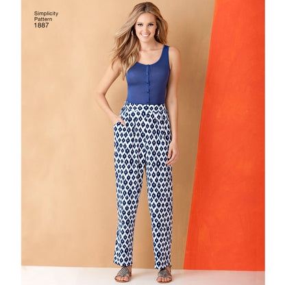 Simplicity Pattern 1887  Women's Trousers & Skirts
