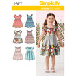 Simplicity Pattern 2377 Child's Dresses