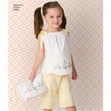 Simplicity Pattern 2391 Child's vintage pillow case fashion