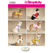 Simplicity Pattern 2393 Dog Clothes