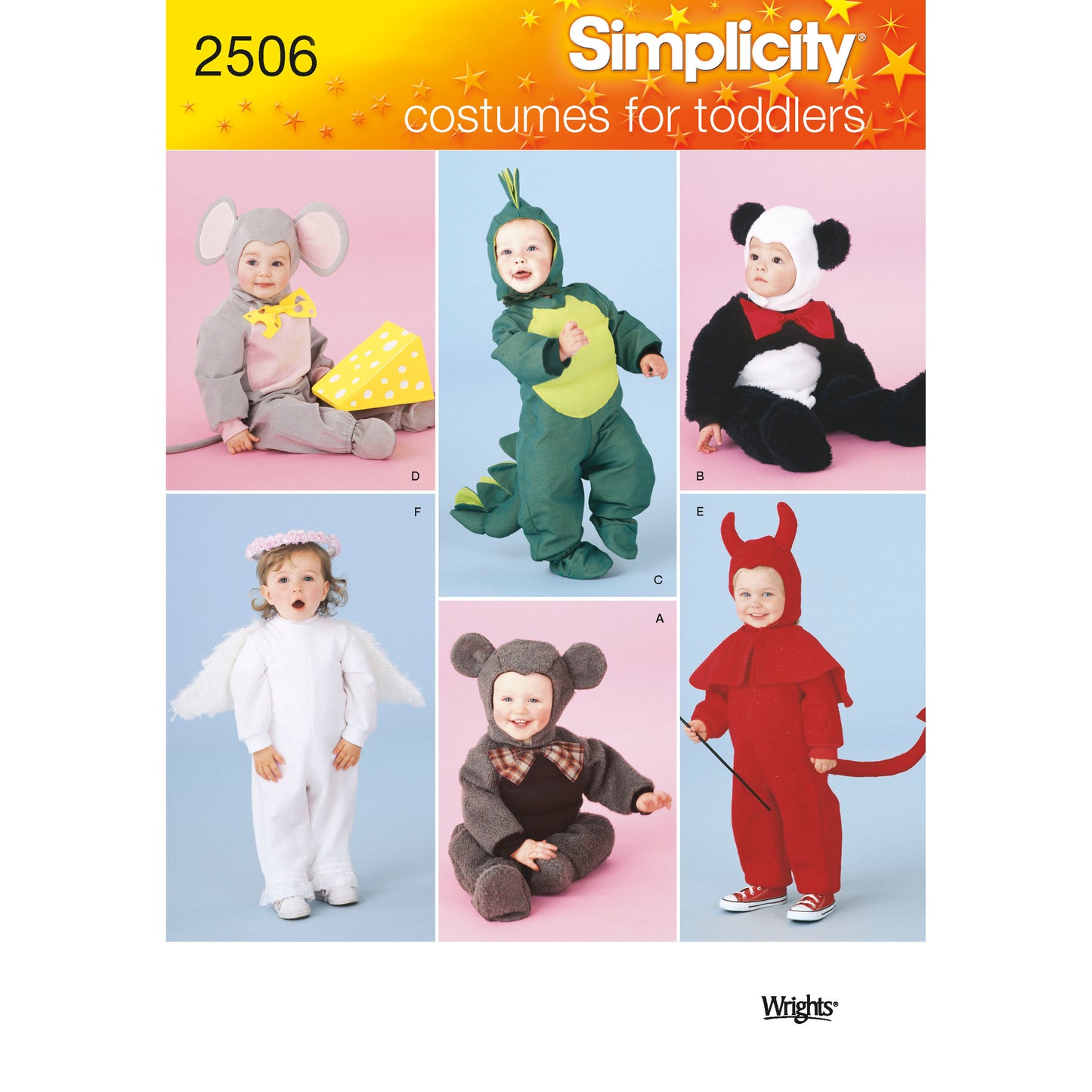 Simplicity Pattern 2506 Toddler Costumes