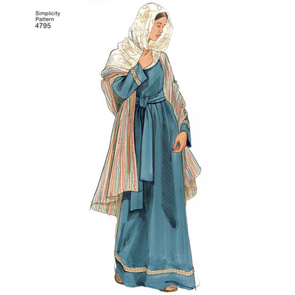 Simplicity Pattern 4795 Women's, Men & Teen Costumes