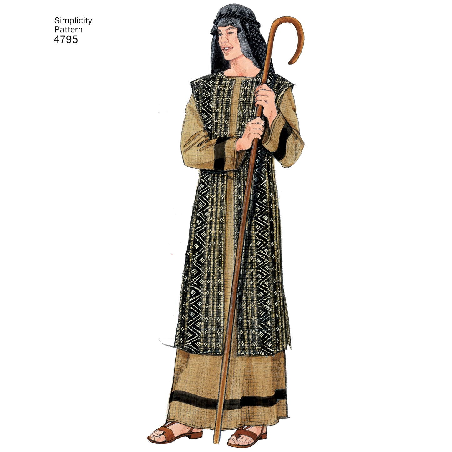 Simplicity Pattern 4795 Women's, Men & Teen Costumes