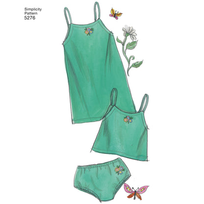 Simplicity Pattern 5276 OS Doll Clothes