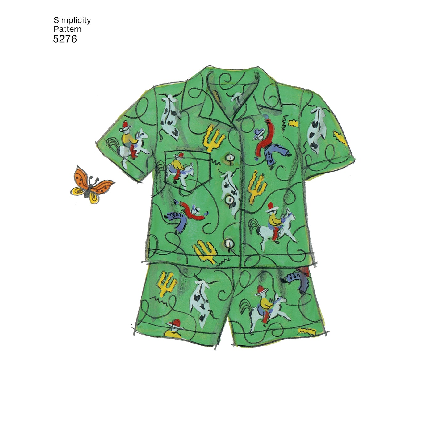 Simplicity Pattern 5276 OS Doll Clothes