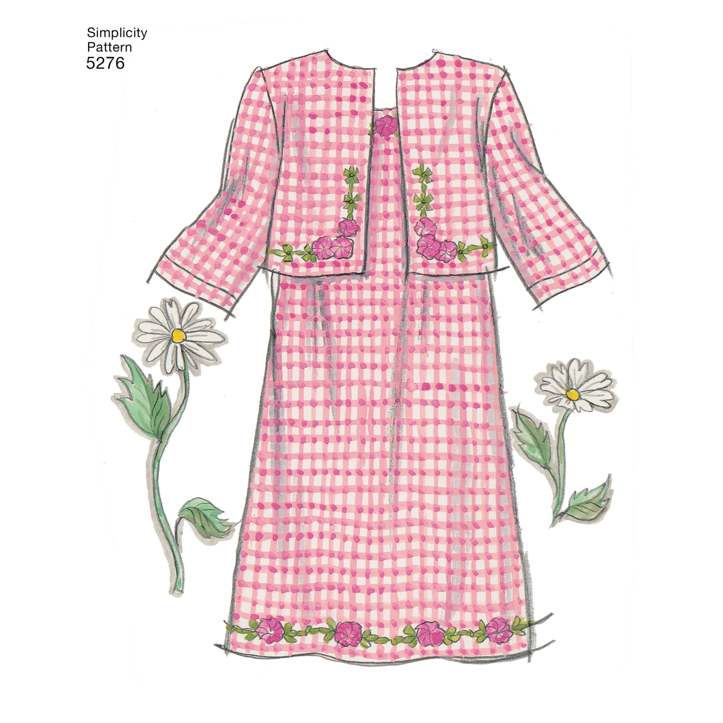 Simplicity Pattern 5276 OS Doll Clothes
