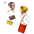 Simplicity Pattern 6206 OS Vintage Gift and Accessories