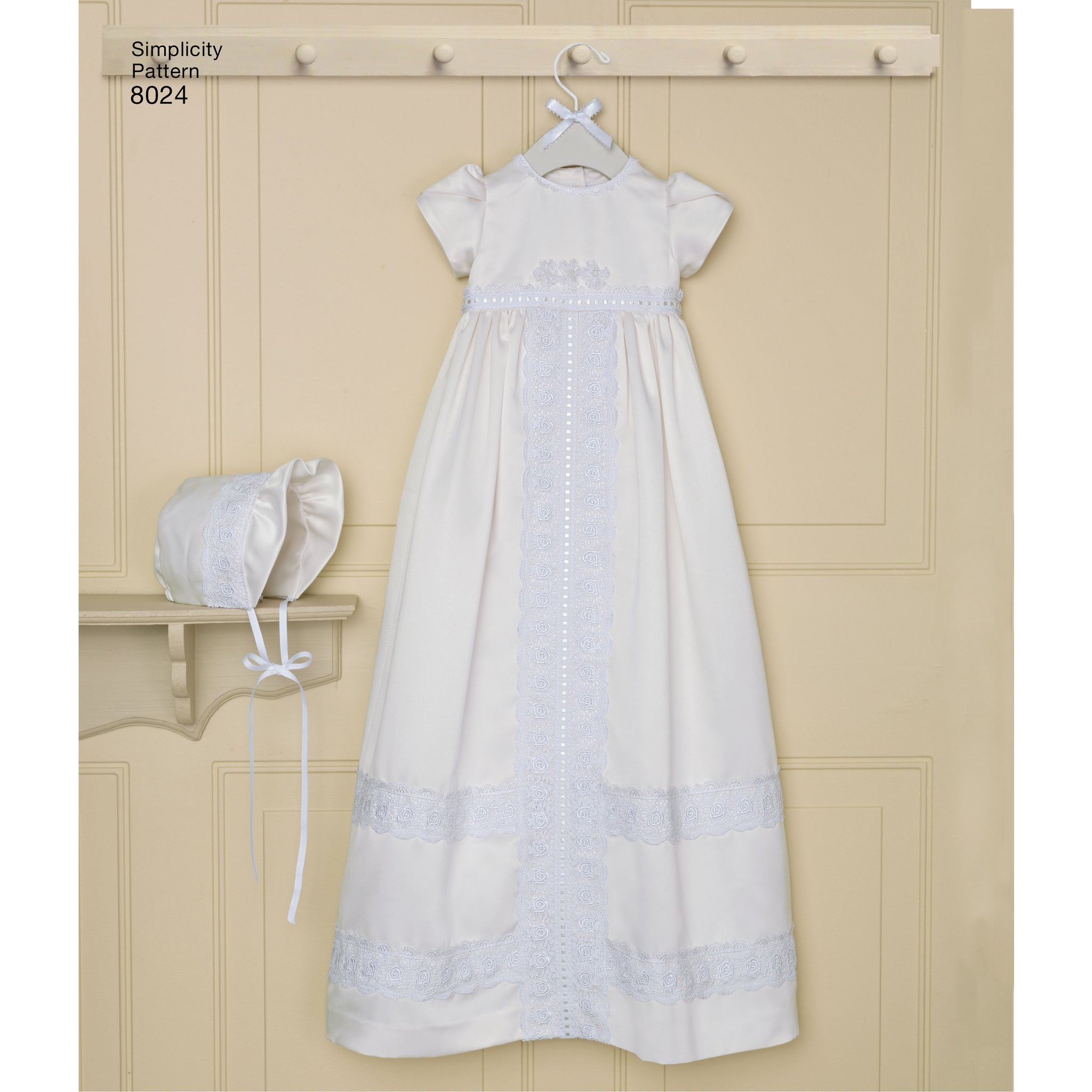 Simplicity Pattern 4766 Babies Christening Dress and Cape Sizes XXS through  Large | Sewing Pattern Heaven