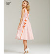 Simplicity Pattern 8085  Women's Vintage 1950's Wrap Dress in Two Lengths