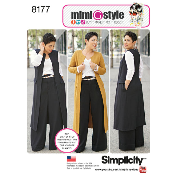 S9471 | Simplicity Sewing Pattern Misses' Pants | Simplicity