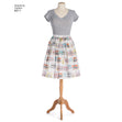 Simplicity Pattern 8211  Women's Dirndl Skirts in Three Lengths