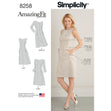 Simplicity Pattern 8258 Women's and Plus Size Amazing Fit Dress
