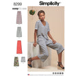 Simplicity Pattern 8299 Women's Skirts  or trousers in various lengths