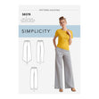 Simplicity Pattern 8378 Misses' Knit Pants with 2 Leg Widths and Options for Design Hacking