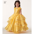 Simplicity Pattern 8405 Disney Beauty and the Beast Costume for Child and 18" Doll