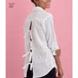 Simplicity Pattern 8416 Women's Shirt with Back Variations