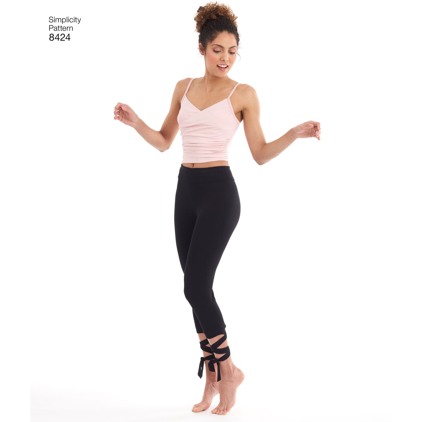Simplicity Pattern 8424 Women's Knit Leggings in Two Lengths and Three Top Options