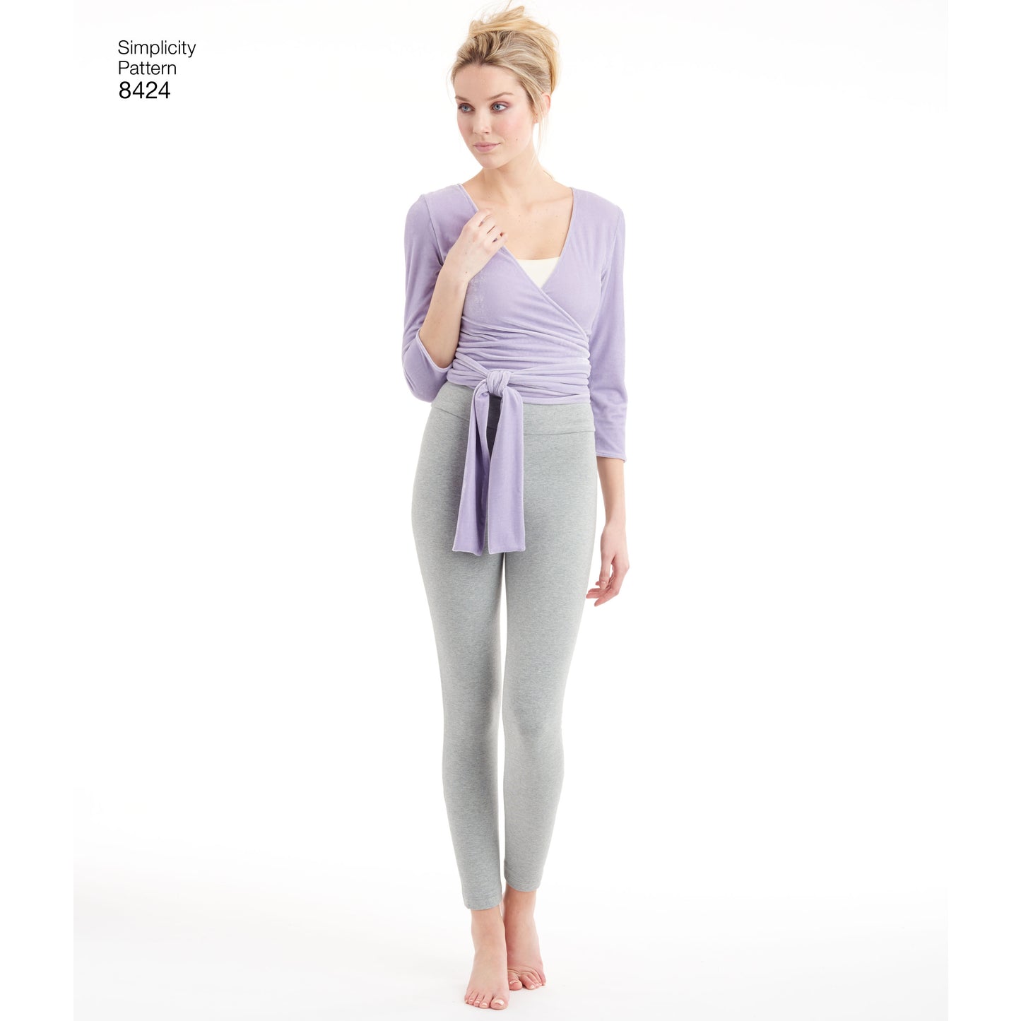 Simplicity Pattern 8424 Women's Knit Leggings in Two Lengths and Three Top Options