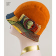 Simplicity Pattern 8573 Women’s' Flapper Hats in Three Sizes