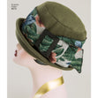 Simplicity Pattern 8573 Women’s' Flapper Hats in Three Sizes