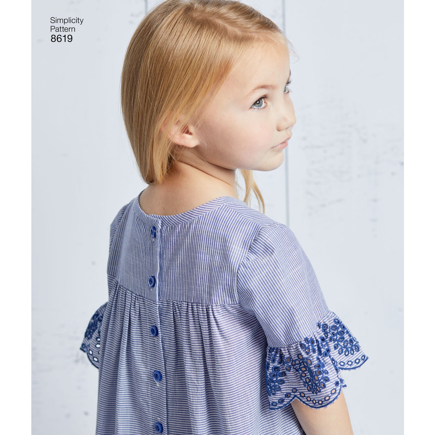 Simplicity Pattern 8619 Child's Easy to Sew Dresses