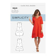 Simplicity Pattern 8640 Miss Plus Dress