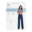 Simplicity Pattern 8701 Misses' Pants with Options for Design Hacking