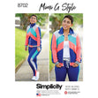 Simplicity Pattern 8702 Mimi G Women's Knit Jacket, Pant and Leggings