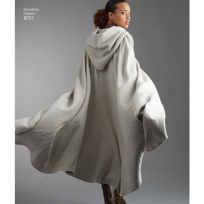 Simplicity Pattern 8721 Misses Capes