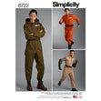Simplicity Pattern 8722 Women's, Men's and Teens' Costume