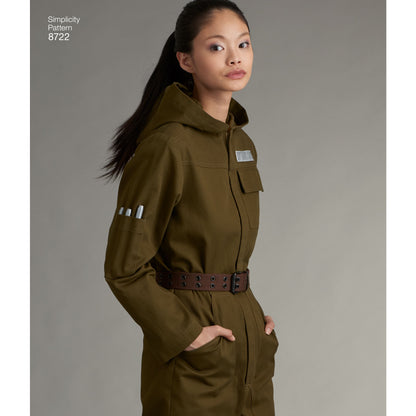 Simplicity Pattern 8722 Women's, Men's and Teens' Costume