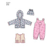 Simplicity Pattern 8759 Babies Sportswear