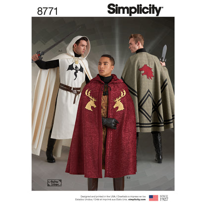 Simplicity Pattern 8771 Unisex Capes