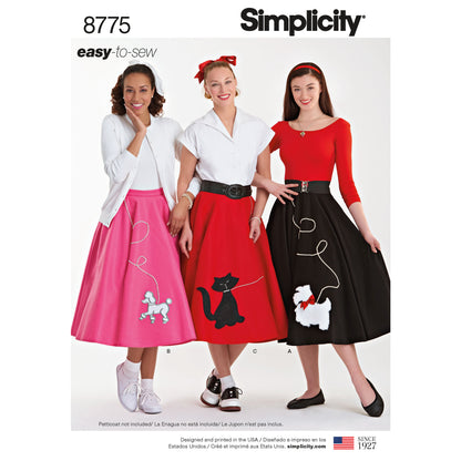 Simplicity Pattern 8775 Women's Costumes