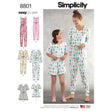 Simplicity Pattern 8801 Girls and Misses  Knit Jumpsuit Romper