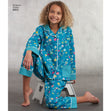 Simplicity Pattern 8803 Girls  and Misses Set of Lounge Pants and Shirt
