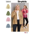 Simplicity Pattern 8843 Misses' Anorak Jacket