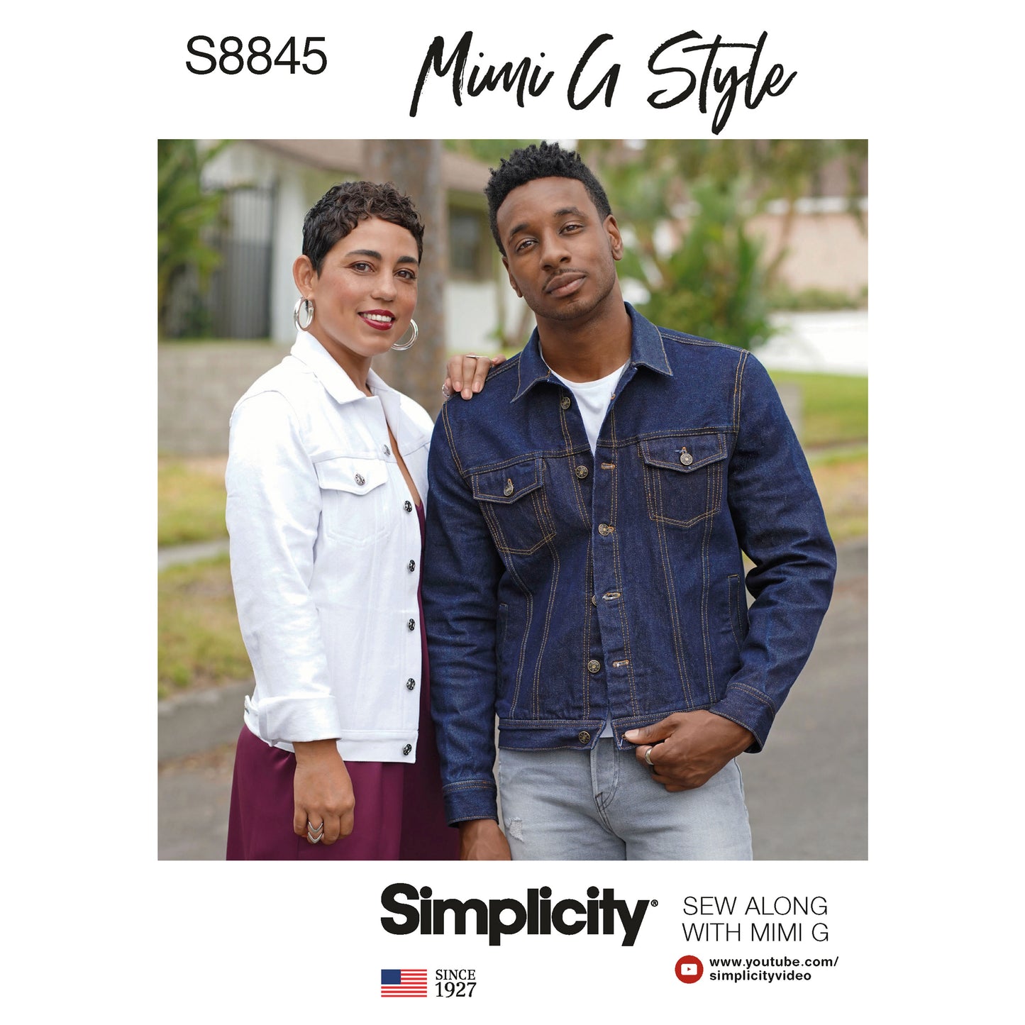 Simplicity Pattern 8845 Mimi G Jean Jacket