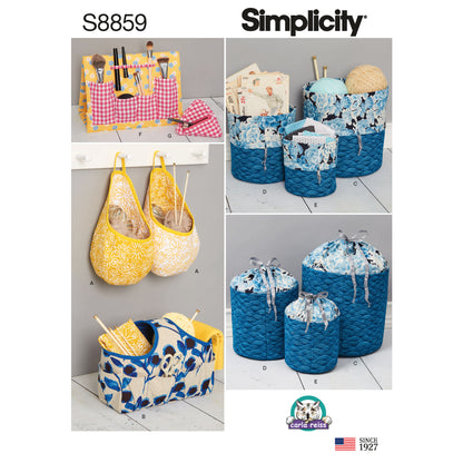 Simplicity Pattern 8859 Organizers