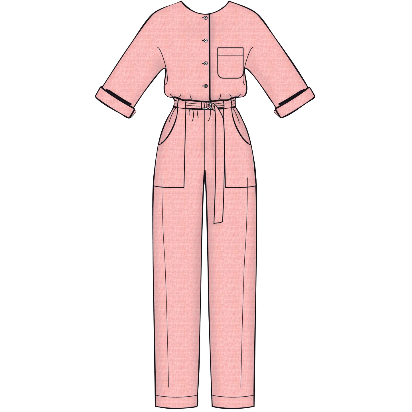 Simplicity Pattern 8907 Misses' Jumpsuit, Romper, Dresses & Belt