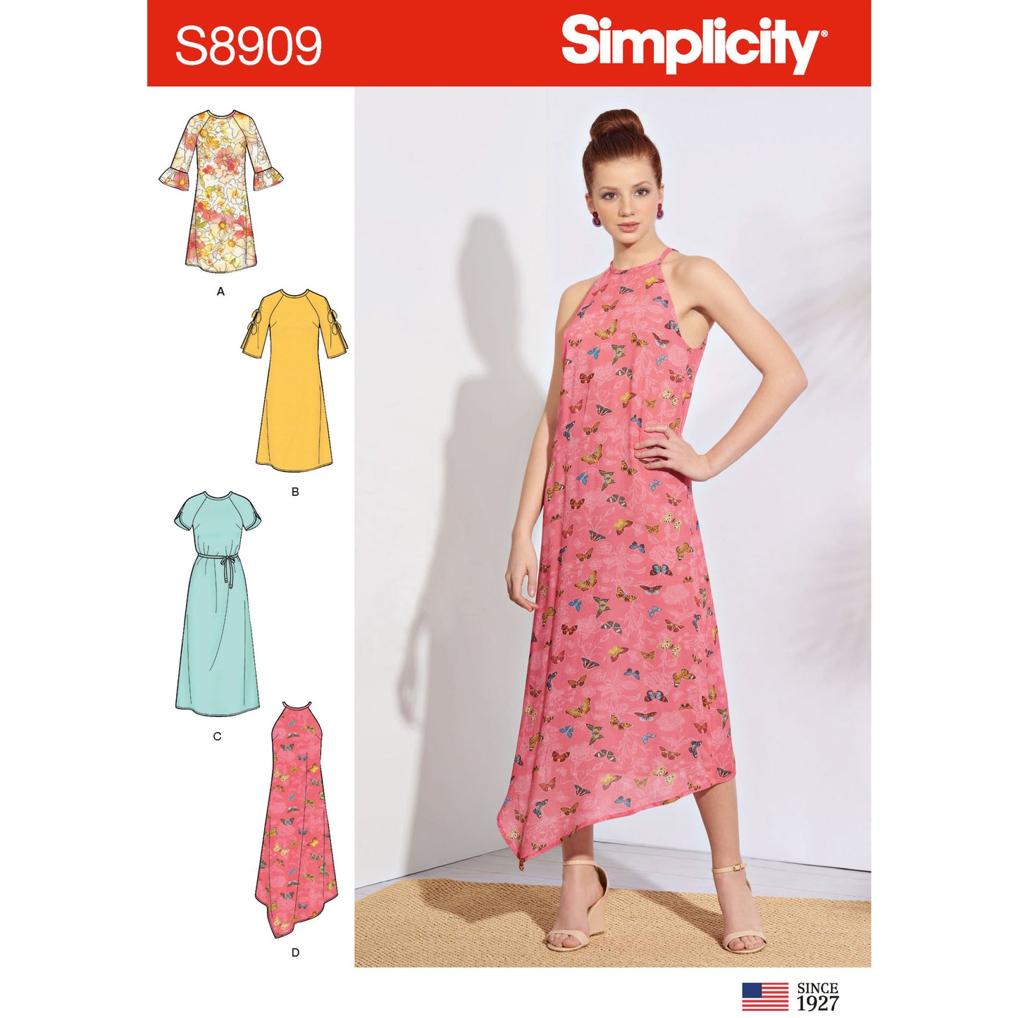 Simplicity Pattern 8909 Misses' Dresses