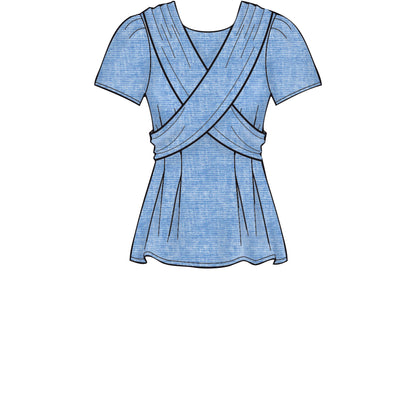 Simplicity Pattern 8921 Misses' Tops