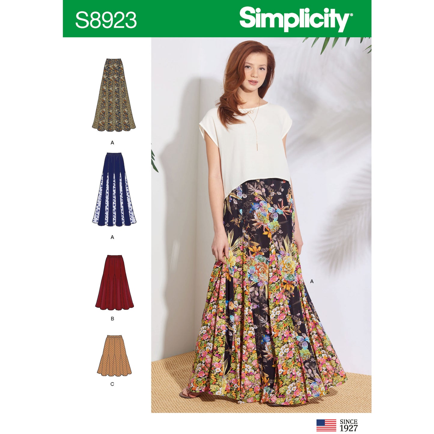 Simplicity Pattern 8923 Misses' Pull-On Skirts