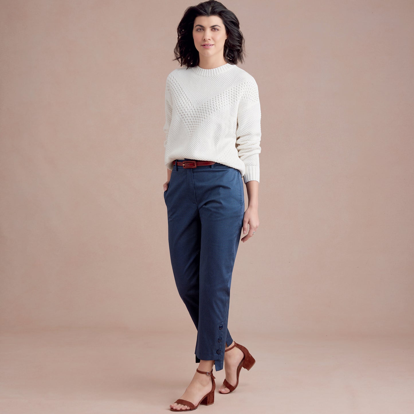 Simplicity Pattern 8957 Misses' Slim Leg Pant with Variations