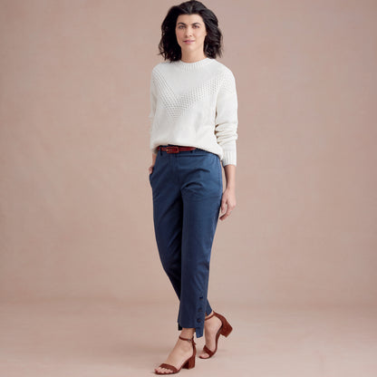 Simplicity Pattern 8957 Misses' Slim Leg Pant with Variations