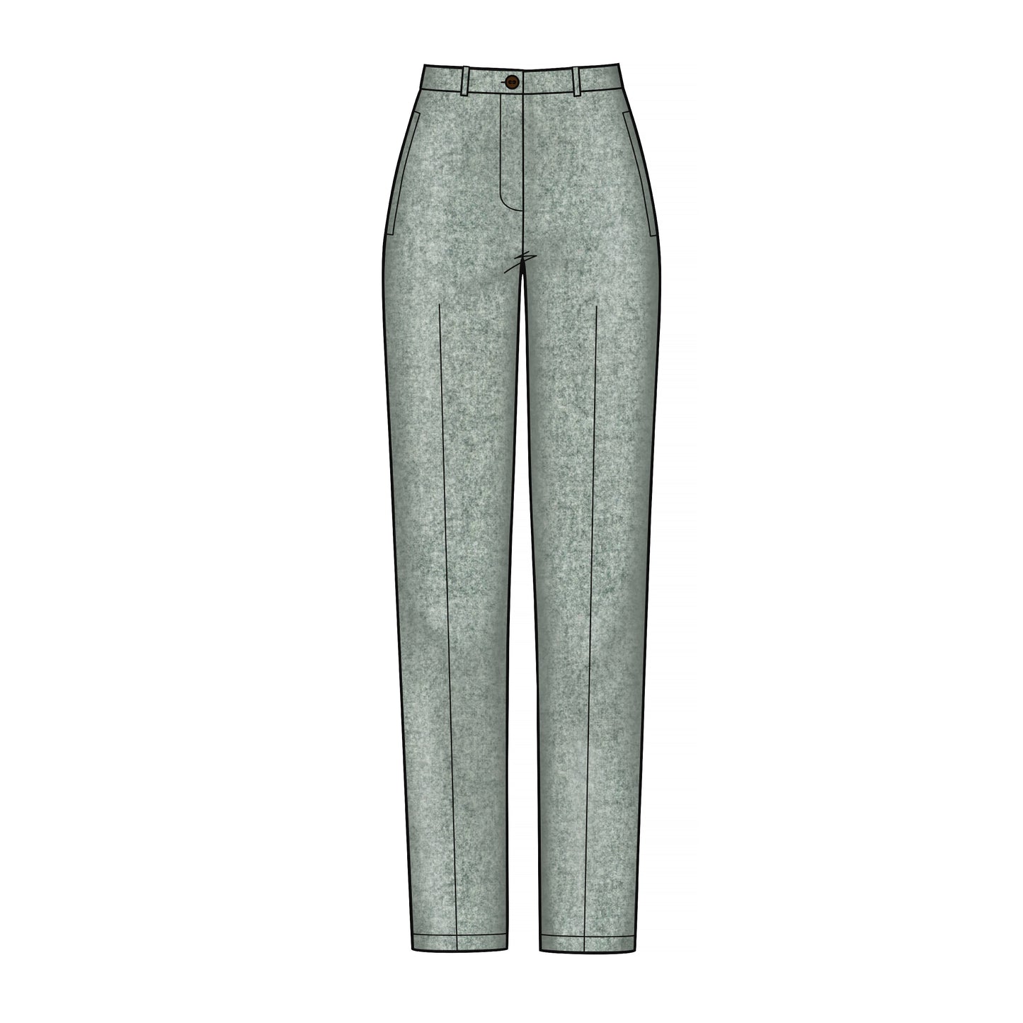 Simplicity Pattern 8957 Misses' Slim Leg Pant with Variations